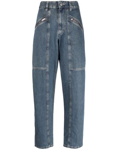 Isabel Marant High Waist Jeans - Blauw