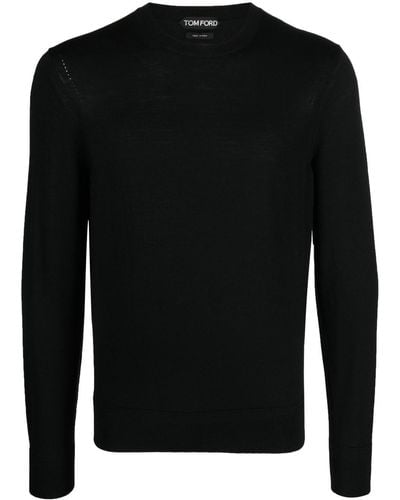 Tom Ford Fine-knit Wool Sweater - Black