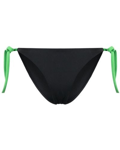 Cynthia Rowley Bragas de bikini con lazos laterales - Negro