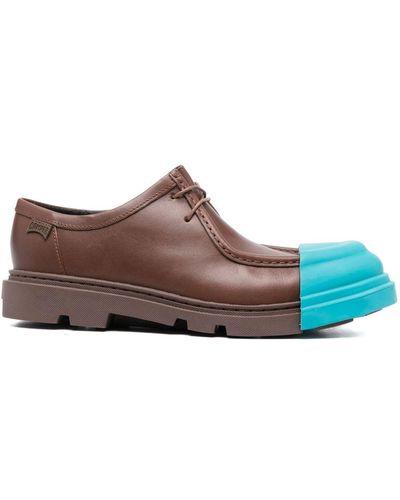 Camper Junction Lace-up Leather Brogues - Brown