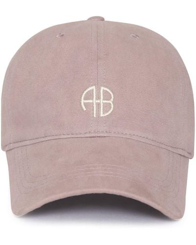 Anine Bing Jeremy Logo-embroidered Baseball Cap - Pink