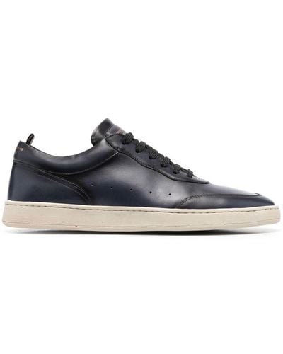 Officine Creative Logo-print Lace-up Sneakers - Blue