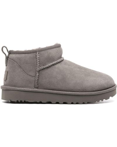 UGG Classic Ultra Mini Suede Boots - Gray