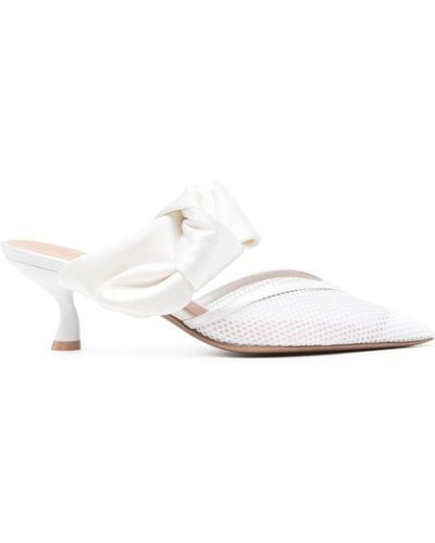 Malone Souliers Marie Mules 45mm - Weiß