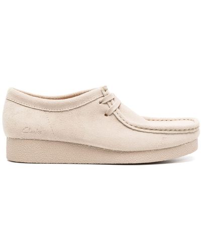 Clarks Wallabeeevosh Suede Loafers - Pink