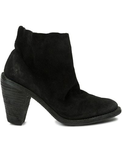 Guidi Tapered Heel Ankle Boots - Zwart