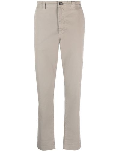 Woolrich Tailored Twill Stretch-cotton Trousers - Natural