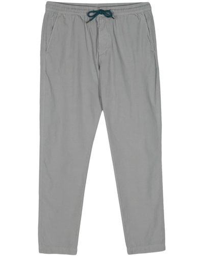 PS by Paul Smith Logo-appliqué Organic Cotton Track Trousers - Grey