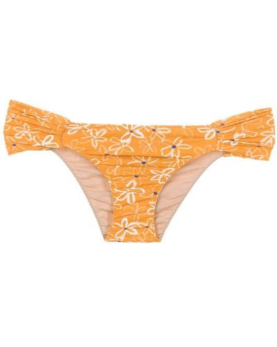 Clube Bossa Bikinislip Met Bloemenprint - Oranje
