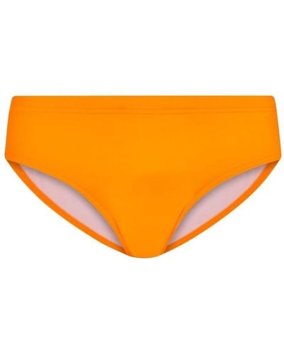DSquared² Icon Logo-print Swim Trunks - Orange