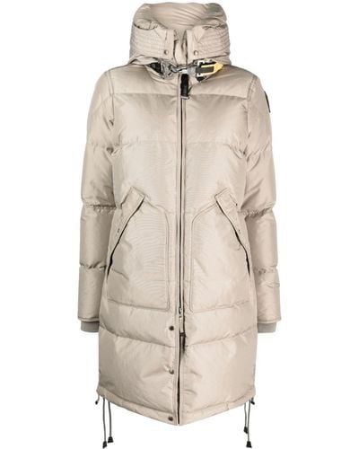 Parajumpers Buckle-embellished Quilted Hooded Jacket - Natural