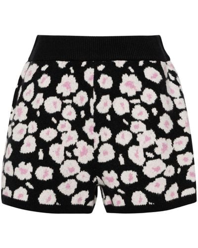 UGG Shorts Met Luipaardprint - Zwart