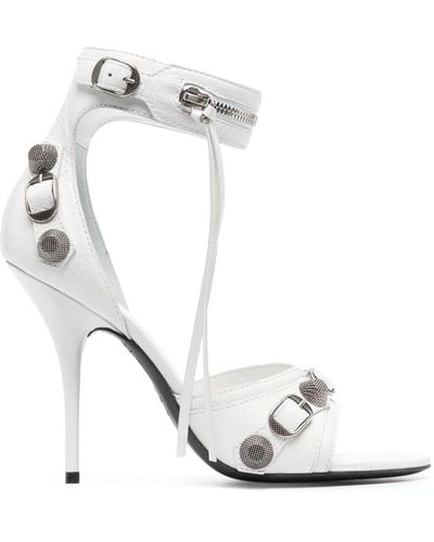 Balenciaga Sandali Cagole 110mm - Bianco