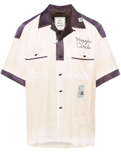 Maison Mihara Yasuhiro Bowling S/s Shirts - Natural