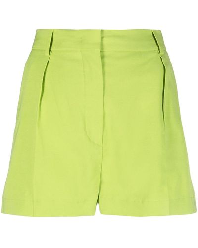 Sportmax High-waisted Tailored Shorts - Green