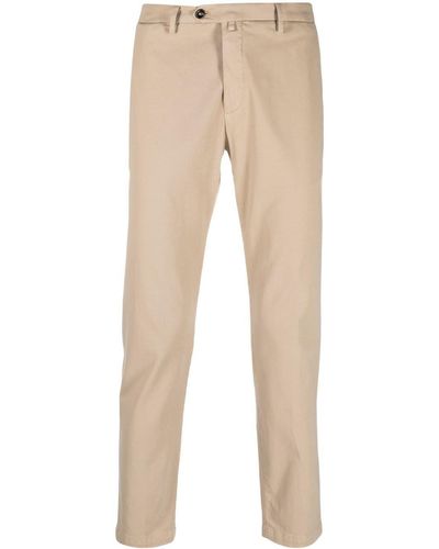 Briglia 1949 Mid-rise Straight-leg Pants - Natural