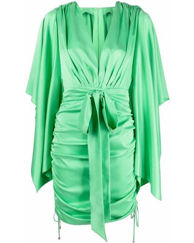 Maria Lucia Hohan Liv Silk Mini Dress - Green