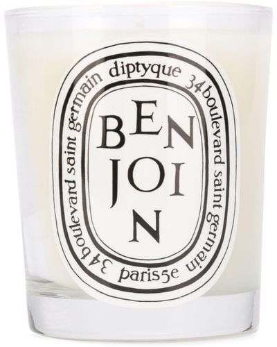 Diptyque Bougie parfumée Benjoin - Blanc