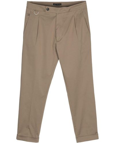Low Brand Riviera Slim-fit Trousers - Natural