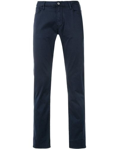 Emporio Armani Straight-leg Pants - Blue