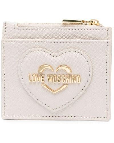 Love Moschino ファスナー財布 - ホワイト