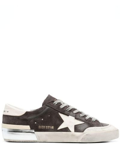 Golden Goose Super-star Suede Sneakers - White