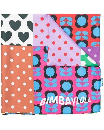 Bimba Y Lola Mix-print Patchwork Scarf - Multicolor