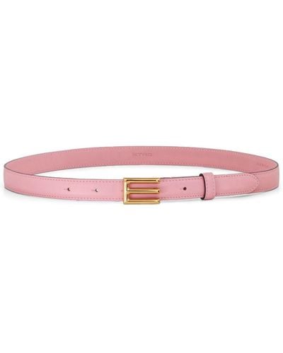 Etro Gürtel mit Logo-Schnalle - Pink