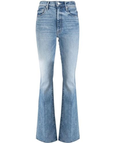 Mother Weekender High-rise Flared Jeans - Blue
