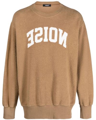 Undercover Graphic-print Cotton Sweatshirt - Brown