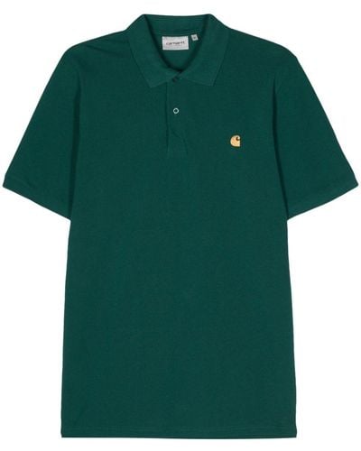 Carhartt S/s Chase Cotton Polo Shirt - Green