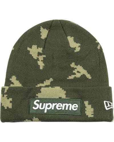 Supreme X New Era bonnet à logo Box - Vert