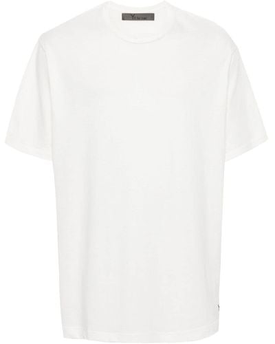 Y's Yohji Yamamoto T-Shirt mit Logo-Print - Weiß