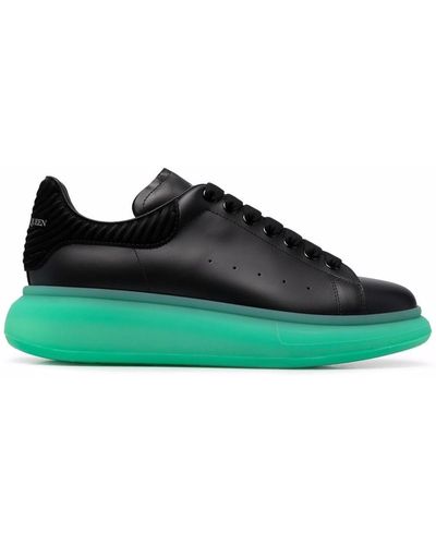 Alexander McQueen Sneakers in Colour-Block-Optik - Grün