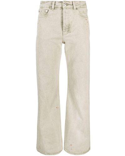Our Legacy High-waisted Straight-leg Jeans - Natural