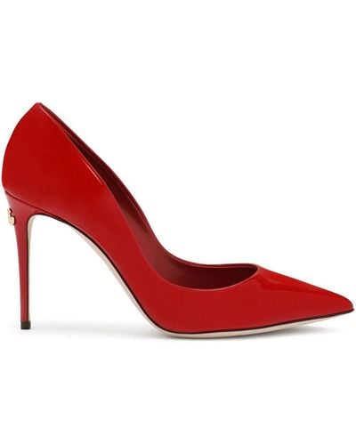 Dolce & Gabbana Patent Leather Pumps - Rood
