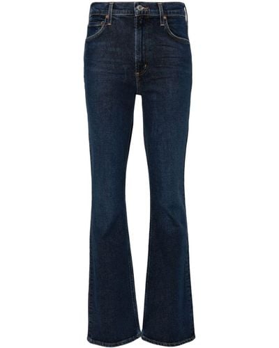 Agolde Nico Bootcut-Jeans mit hohem Bund - Blau