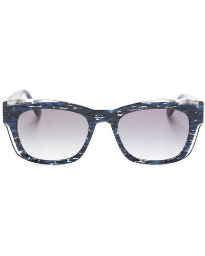 Face A Face Shiro 1 Square-frame Sunglasses - Blue