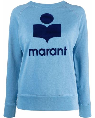Isabel Marant Sweater Met Logoprint - Blauw