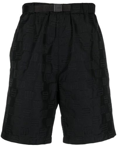 Ambush Trainingsshorts Met Geometrische Print - Zwart