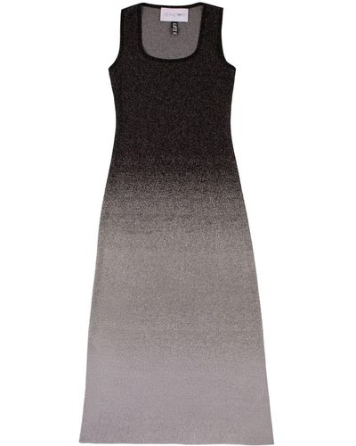 AZ FACTORY Nyx Gradient-effect Midi Dress - Grey