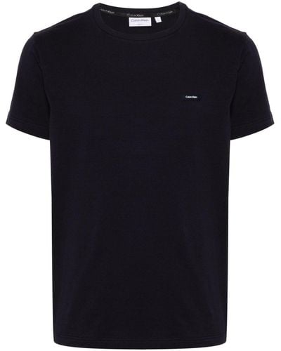 Calvin Klein Logo-appliqué T-shirt - Black