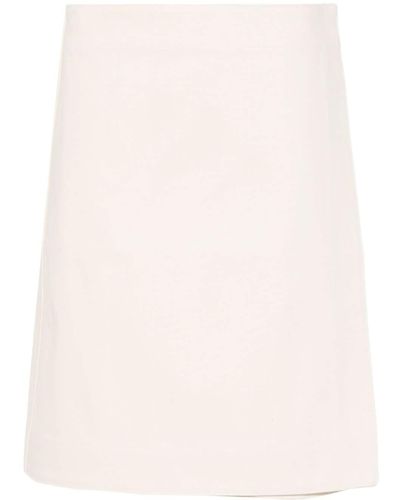 Sunnei Reversible Cotton Skirt - Natural