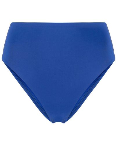 Bondi Born Poppy High-waisted Bikini Bottom - Blue