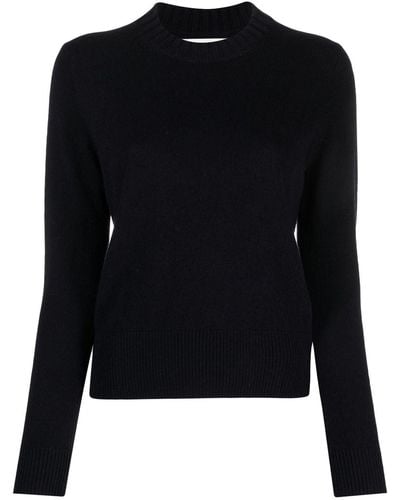 Chinti & Parker Sporty Cropped Sweater - Black