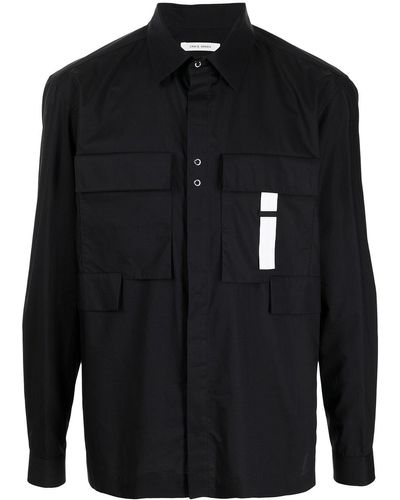 Craig Green Cargo-pocket Cotton Shirt - Black