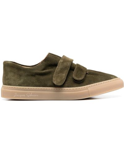 Mackintosh Touch-strap Low-top Trainers - Green