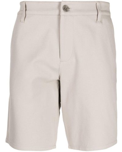 PAIGE Rickson Mid-rise Tailored Shorts - Natural