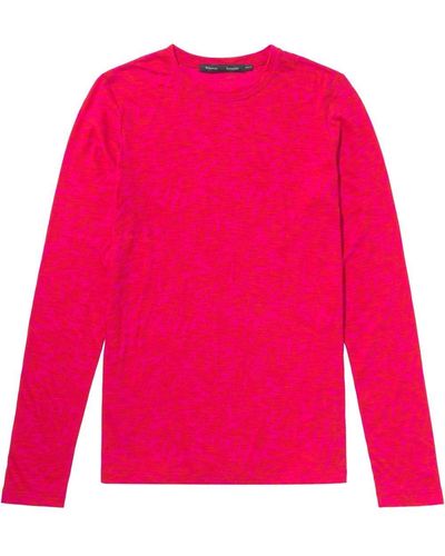 Proenza Schouler リーフプリント Tシャツ - ピンク
