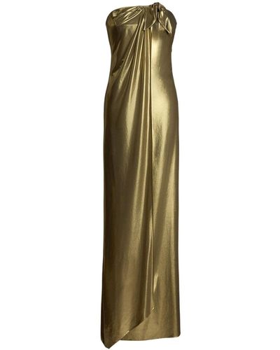  Lauren Ralph Lauren Womens Ruched Maxi Evening Dress Red 2 :  Clothing, Shoes & Jewelry